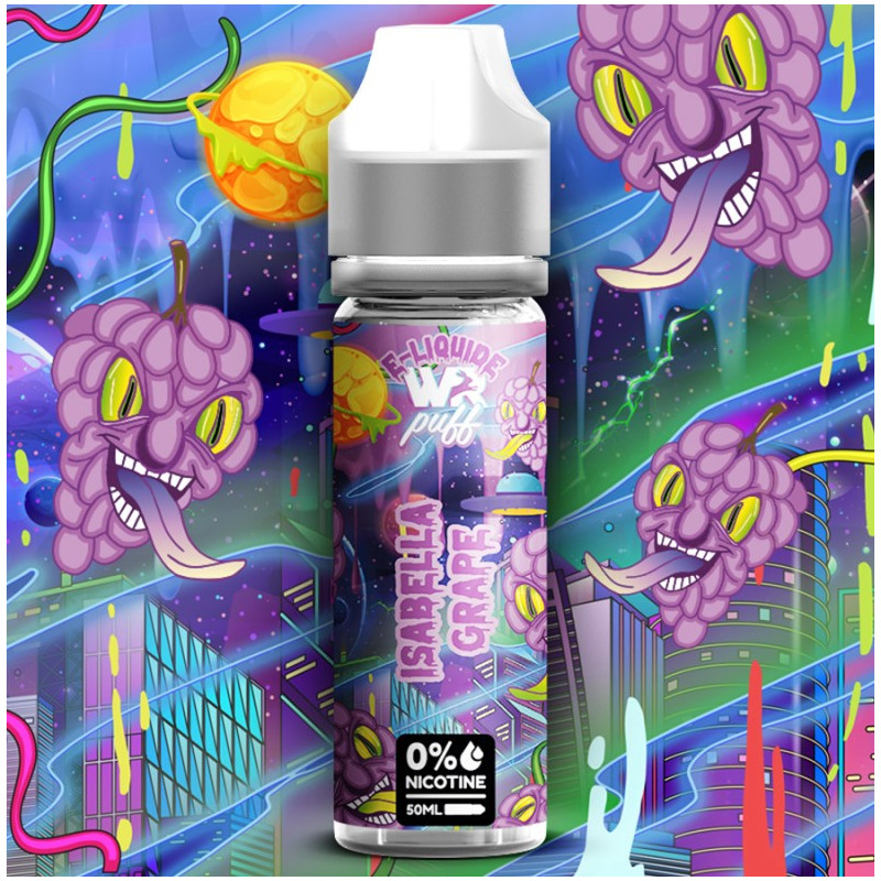 E LIQUIDE ISABELLA GRAPPE 50ML WHITE RABBIT
