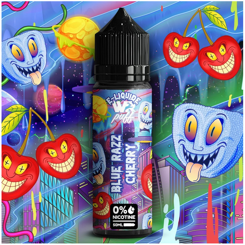 e-liquide Blue Razz Cherry 50ml White Rabbit