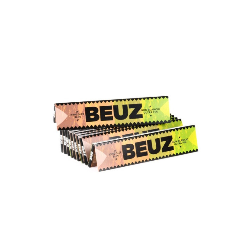 Feuilles à Rouler Beuz Slim Brown Non Blanchies - Papier Écologique Breton Ultra-Fin