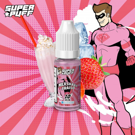 E-LIQUIDE MILK SHAKE FRAISE 10ML