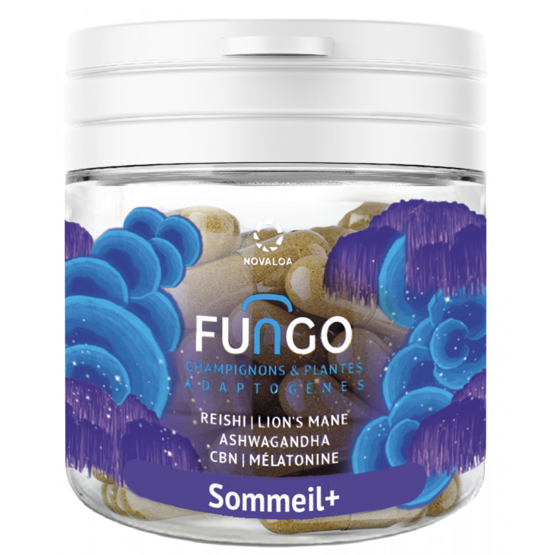 Gélules CBN Sommeil+ | Mélatonine, Reishi & Ashwagandha