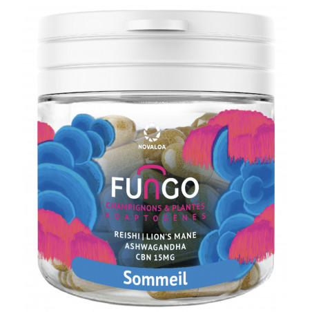 Gélules Sommeil Fungo | CBN 15mg, Reishi, Lion’s Mane & Ashwagandha