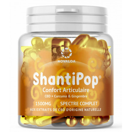 Gélules CBD Confort Musculaire & Articulaire 50 mg – Spectre Complet