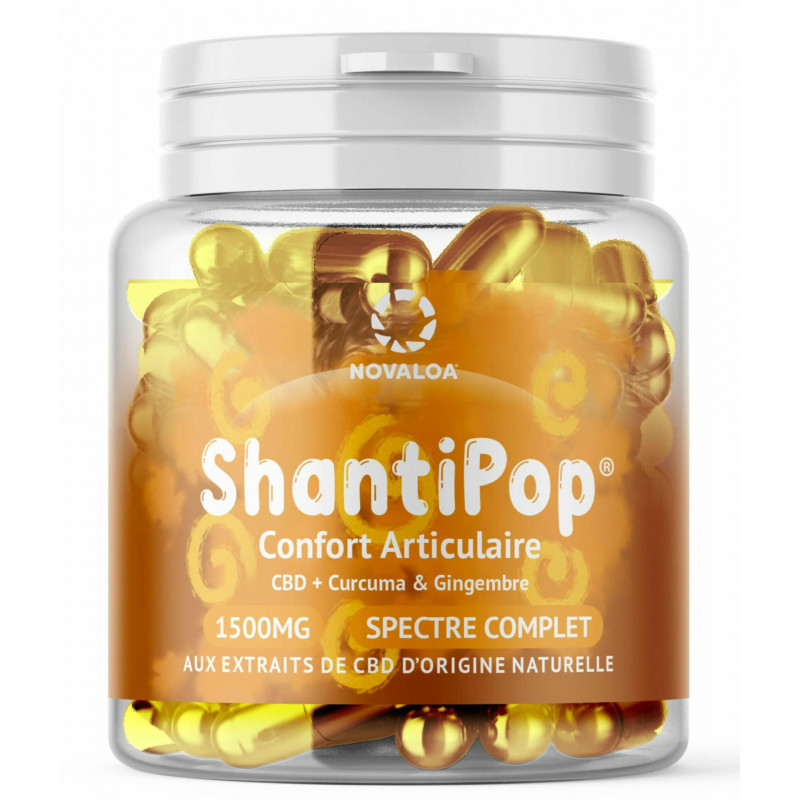 Gélules CBD Confort Musculaire & Articulaire 50 mg – Spectre Complet