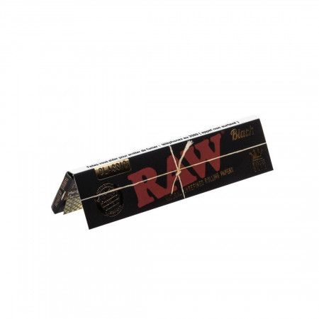 Feuilles à rouler RAW Black Slim x50 – Ultra-fines & Naturelles