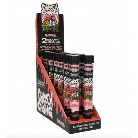 Blunt pré-roulé G-Rollz x Cheech & Chong – Strawberry Cheesecake 🍓🔥