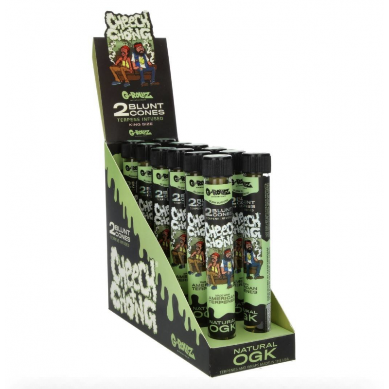 Blunt pré-roulé G-Rollz x Cheech & Chong – Terpenes Natural OGK 🌿🔥