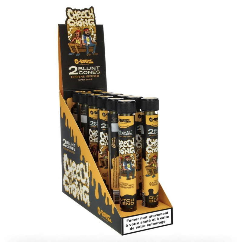 Blunt pré-roulé G-Rollz x Cheech & Chong – Terpenes Dutch Blend 🇳🇱🔥