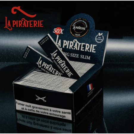 Feuilles naturelles La Piraterie par Booba – Slim + filtres