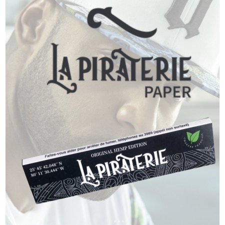 Feuilles naturelles La Piraterie par Booba – Slim + filtres