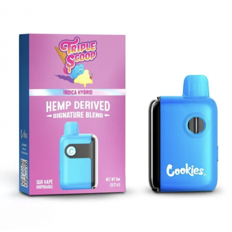 Puff Hemp Derived 5G – Triple Scoop – Cookies