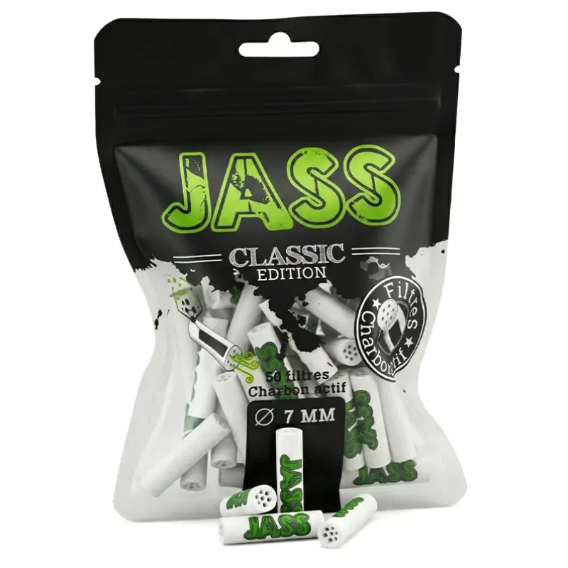 Filtres à charbon actif Jass Classic 7 mm x50