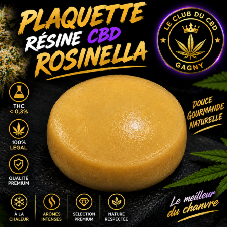 🔥 Rosinella – Résine CBD Intense & Puissante tc