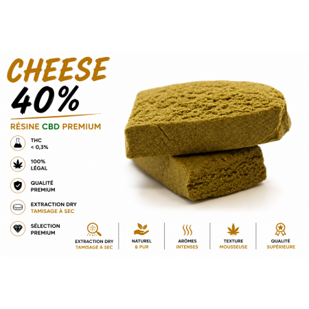 Resine cheese 40% cbd