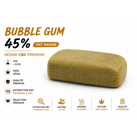 hash bubble gum fait maison