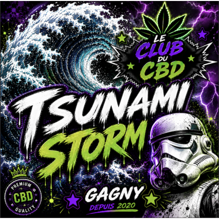 FLEUR TSUNAMI STORM TROOPERS – Produit fort & psychotrope 22 % CBD ⚡️