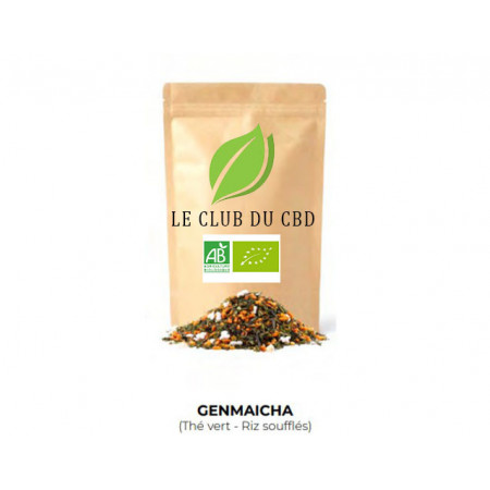 the vert genmaicha bio au chanvre